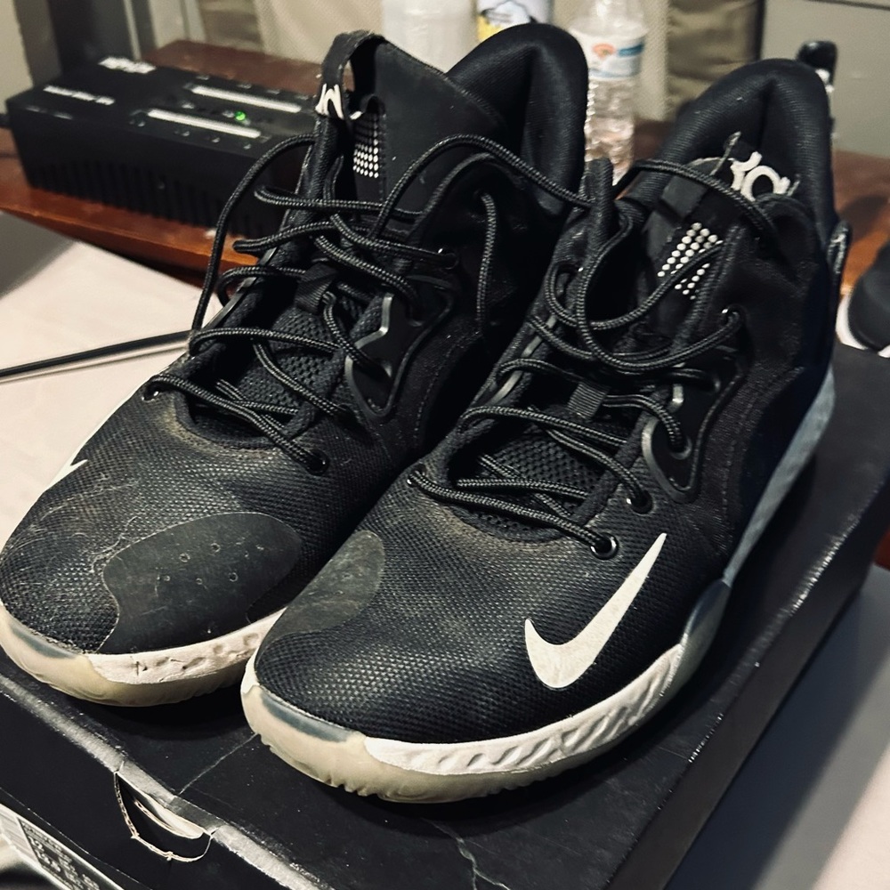 Nike KD Trey 5 VII in Black, White, and Volt
